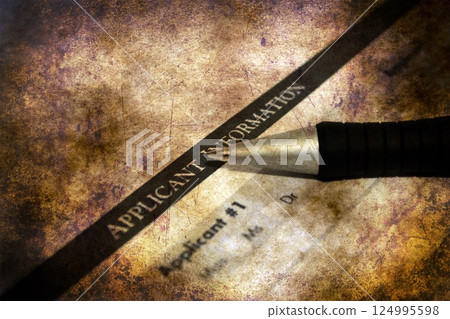 Application form grunge concept 124995598
