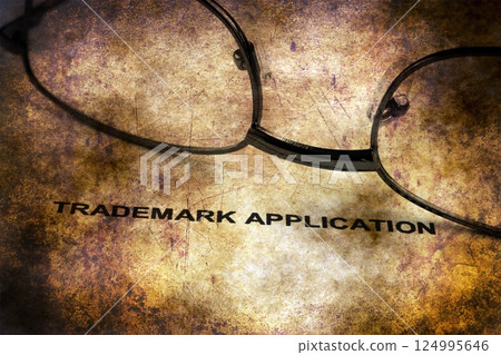 Trademark grunge concept 124995646