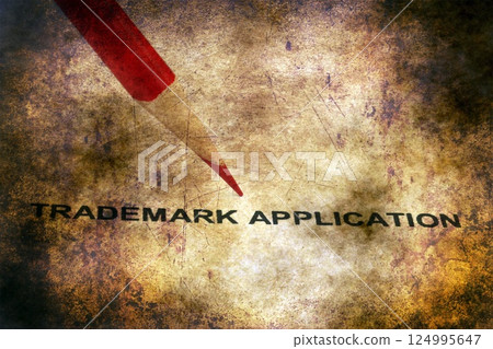 Trademark grunge concept 124995647