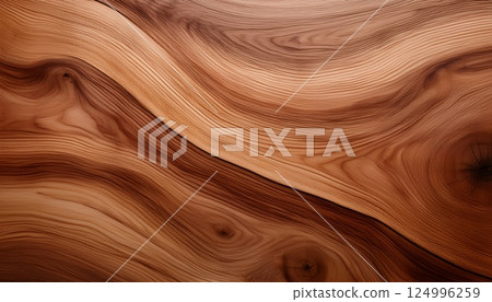 Wavy red-brown wood texture Wavy red-brown wood texture 124996259