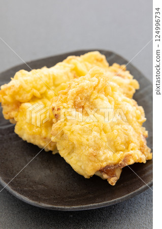 美味的雞肉天婦羅 124996734