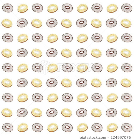 Donut wallpaper illustration 124997076