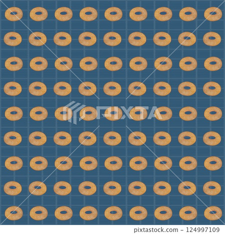 Donut wallpaper illustration 124997109