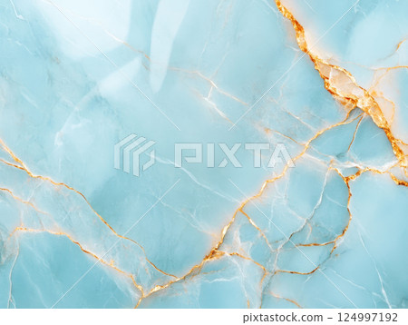 stunning blue marble texture featuring shimmering golden accents, perfect for backgrounds or design projects. vibrant colors and intricate patterns create luxurious feel 124997192