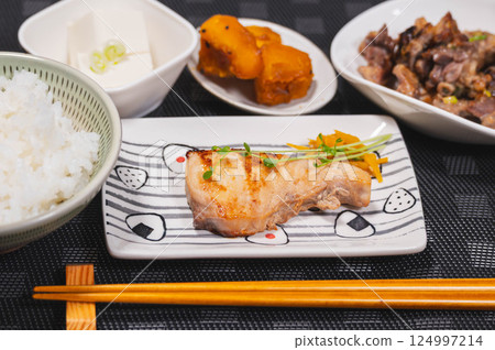 Pickled swordfish 124997214