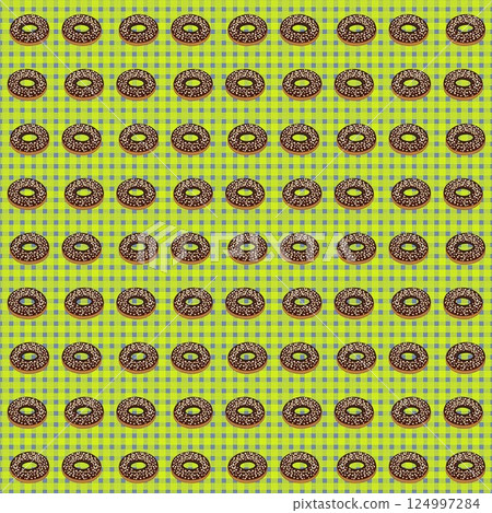 Donut wallpaper illustration 124997284