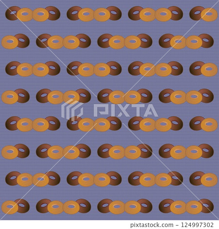 Donut wallpaper illustration 124997302