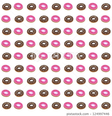 Donut wallpaper illustration Donut wallpaper illustration 124997446