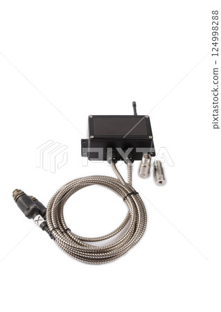 Modern electronic device on white background 124998288