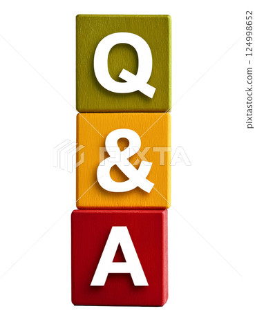 Questions and answers, Q&A building blocks (JPEG/PNG) 124998652