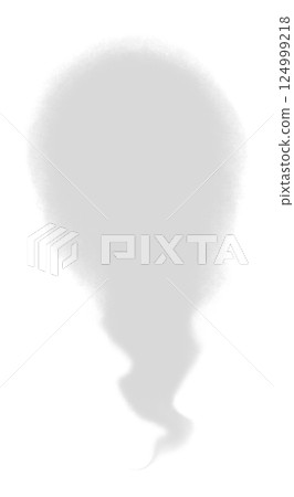 煙霧、蓬鬆的氣泡、插畫素材（JPEG/PNG） 124999218