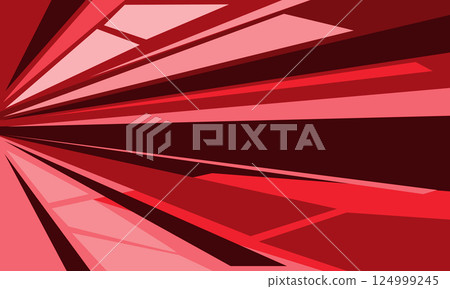 Abstract red tone speed dynamic geometric polygon design modern futuristic background vector Abstract red tone speed dynamic geometric polygon design modern futuristic background vector 124999245