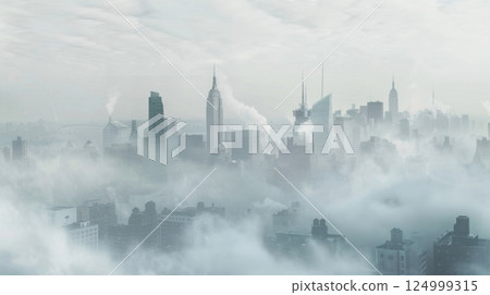 Air Pollution And Smog In Urban Areas Air Pollution And Smog In Urban Areas 124999315