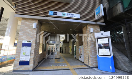 Elevator installed at Exit 1 of Kita-Ayase Station on the Tokyo Metro Chiyoda Line 124999358