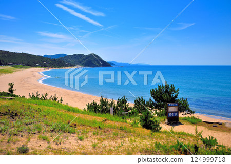 關西、近畿、丹後半島、京都府京丹後市琴引海灘，走在上面會發出吱吱聲的美麗海灘（3） 124999718