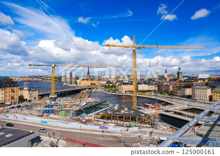 View of Stockholm, Sweden from the Katarina Elevator observation deck View of Stockholm, Sweden from the Katarina Elevator observation deck 125000161