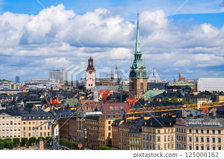 View of Gamla Stan from the Katarina Elevator observation deck, Stockholm, Sweden View of Gamla Stan from the Katarina Elevator observation deck, Stockholm, Sweden 125000162