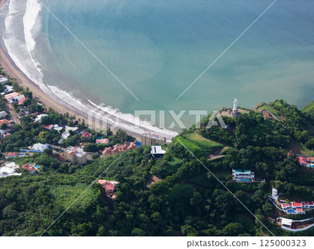Nicaragua beach travel theme 125000323