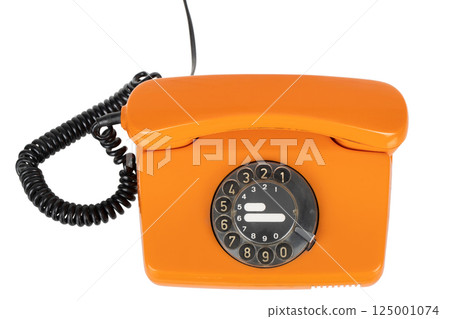 Yellow rotary phone Yellow rotary phone 125001074