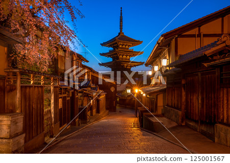 京都、東山、產寧坂、二年坂及周邊街道 125001567