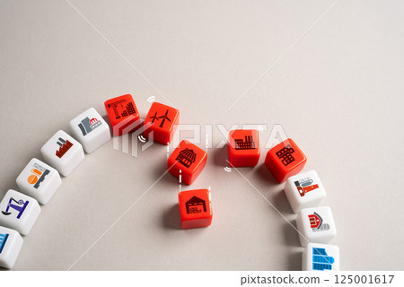 Destruction of economies and supply chains. Trade wars and tariffs. Industries suffer, and markets destabilize. Economic conflict 125001617