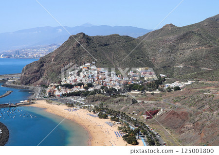View of the village in Tenerife island Spain 125001800