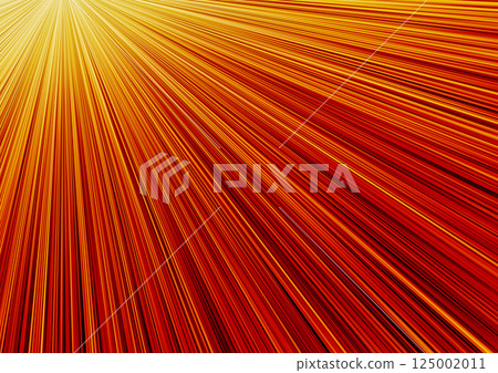 Red radial lines, streaks of light (background material), red and yellow 125002011