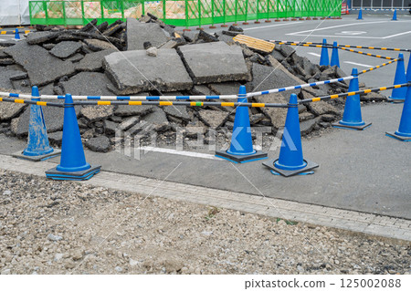 土木工程期間拆除的廢棄瀝青路面 125002088