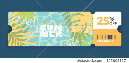 Per cent off sale voucher coupon. 125002137