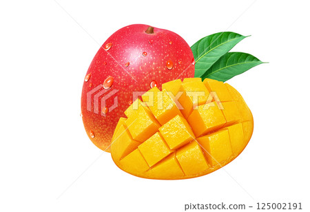 Mango realistic illustration 125002191