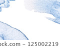 Abstract blue watercolor texture on white background for creative designs 125002219