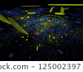 Abstract fractal image on the black background 125002397