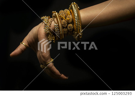 Khmer apsara traditional dance  performer hand gesture in cambodia 125003293