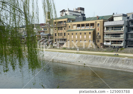 Kamo River and Pontocho Kaburenjo Theater, Higashiyama Ward, Kyoto City Kamo River and Pontocho Kaburenjo Theater, Higashiyama Ward, Kyoto City 125003788