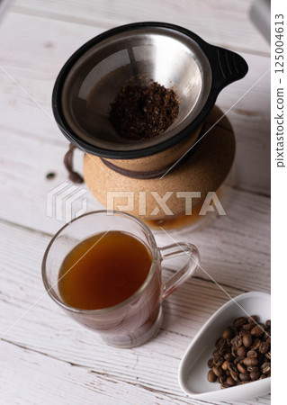 preparation of specialty coffee infusion 125004613