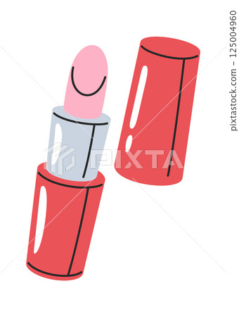 Lipstick hand drawn make-up cosmetics Lipstick hand drawn make-up cosmetics 125004960