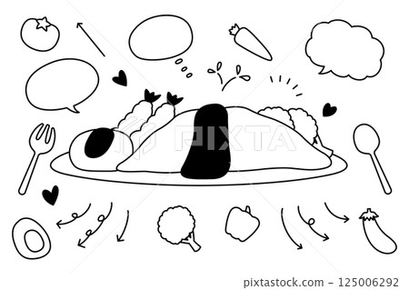 可愛的煎蛋飯兒童菜單漢堡包語音泡沫箭頭套裝 可愛的煎蛋飯兒童菜單漢堡包語音泡沫箭頭套裝 125006292