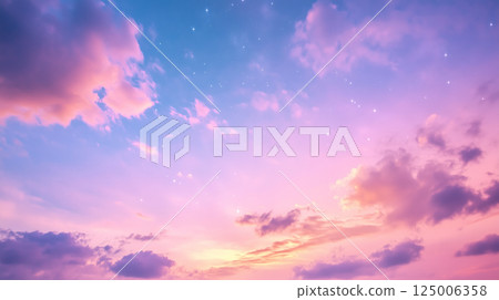 魔幻時光:日落與星空交織的壯麗景色 魔幻時光:日落與星空交織的壯麗景色 125006358