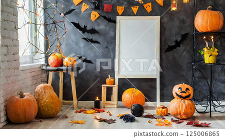 萬聖節裝飾背景 125006865