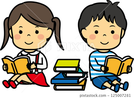 小學生讀書 125007281