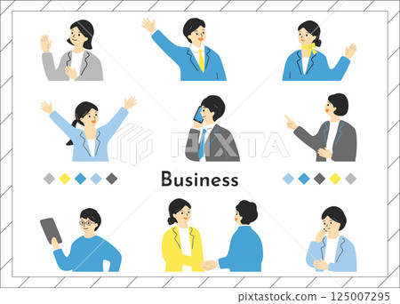 商務場景人物創作 商務場景人物創作 125007295