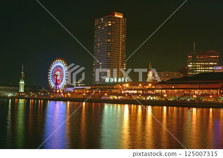 神戶美利堅公園夜景：摩天輪 125007315