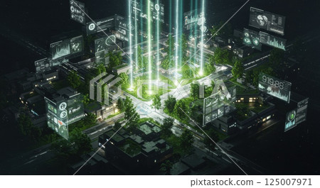 Fictional AI-generated images 125007971