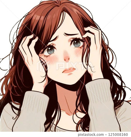 A worried expression 125008160