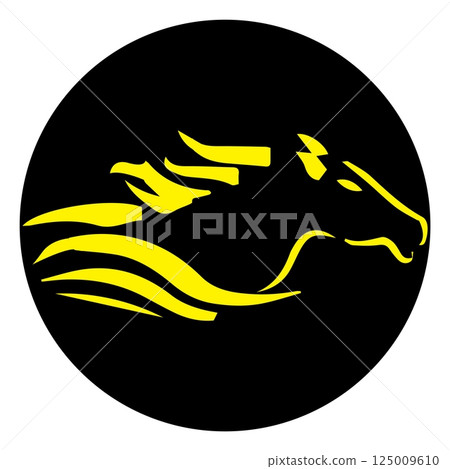 horse animal icon symbol illustration 125009610