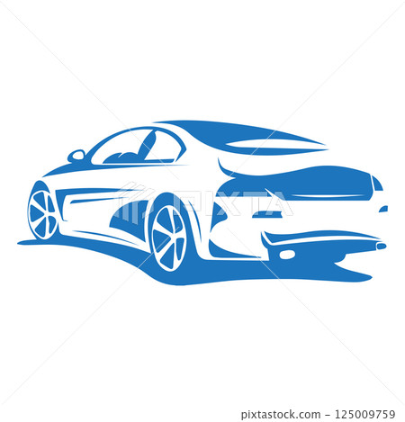 vectors illustration sports car symbol design 125009759