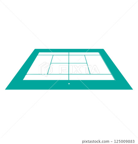 Badminton court image icon 125009883