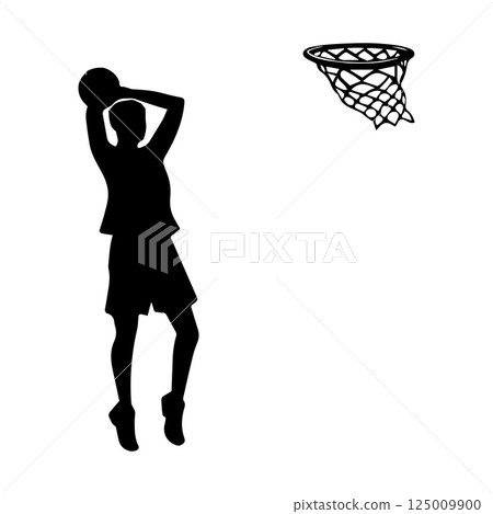 icon of a person playing basketball icon of a person playing basketball 125009900