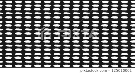 Horizontal Small Dash Pattern. Hand drawn simple childish texture. Decorative seamless background. Vector Illustration 125010001