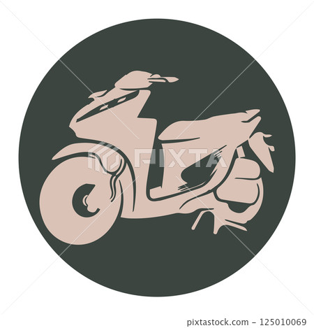 motorbike icon symbol vectors illustration 125010069